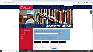 Finding Media at Bunch Library