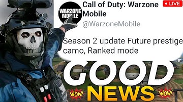Warzone Mobile Live Stream: New Update Massive Performance Boost