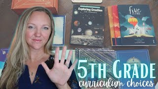 FIFTH GRADE CURRICULUM CHOICES || 2021-2022 HOMESCHOOL YEAR