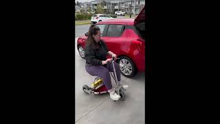 Travelscoot Portable Mobility Scooter Collapse And Setup