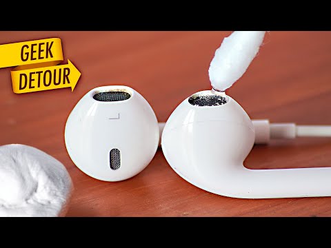 How to Clean AirPods/Apple EarPods: remove wax cleaning your earphones/earbuds safely, quick & easy!