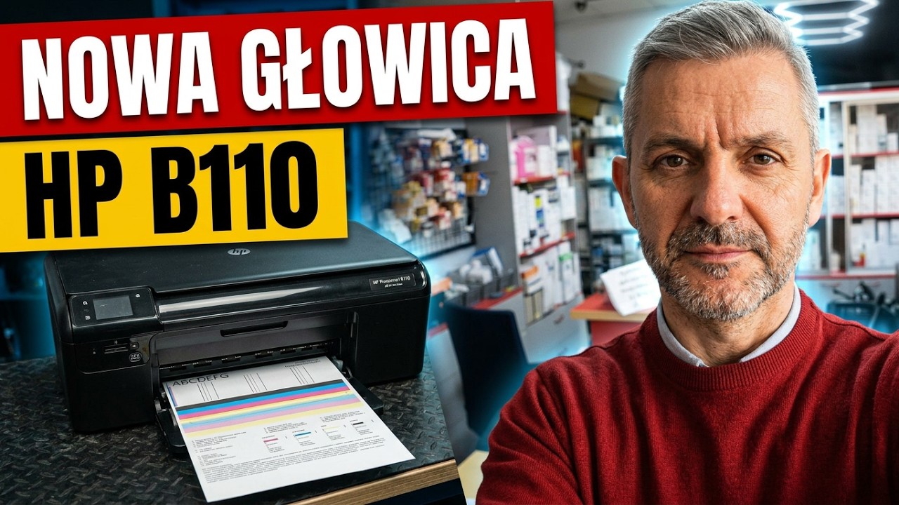 HP PHOTOSMART B110 🖨️ Wymiana głowicy - YouTube