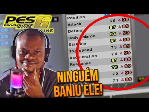 Esse PLAYER pegou TOP 3 no PES 6 ONLINE de PS2 usando HACK?