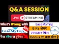 nifty monday market prediction | ease my trip news | jp associate share news | easy my trip target