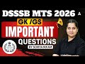 DSSSB MTS GK GS 2026 | DSSSB MTS GK GS Classes 2026 | DSSSB MTS 2026 GK GS By Somya Mam