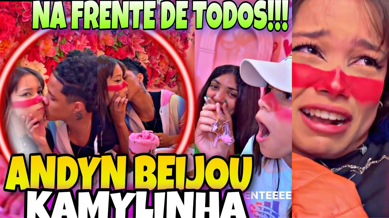 BABADO! ANDYN BEIJOU KAMYLINHA NA FRENTE DE TODOS NA MESA + VEJA A REAÇÃO DELES E KET FICOU 😱😱