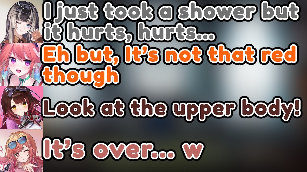 Raden Gets Sunburn Traveling with Ririka, Roboco and Kiara w【Hololive Clip】