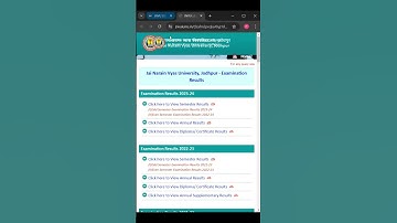 JNVU UG Result 2024 Download Links #jnvu #jnvuniversity #jnvuupdate