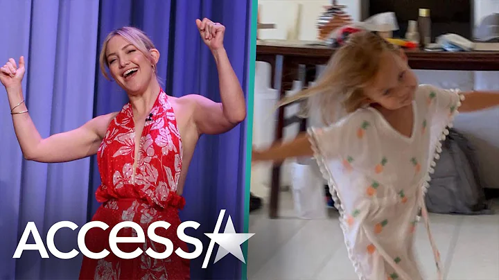 Kate Hudson's Daughter Rani Copies Her Dance Moves