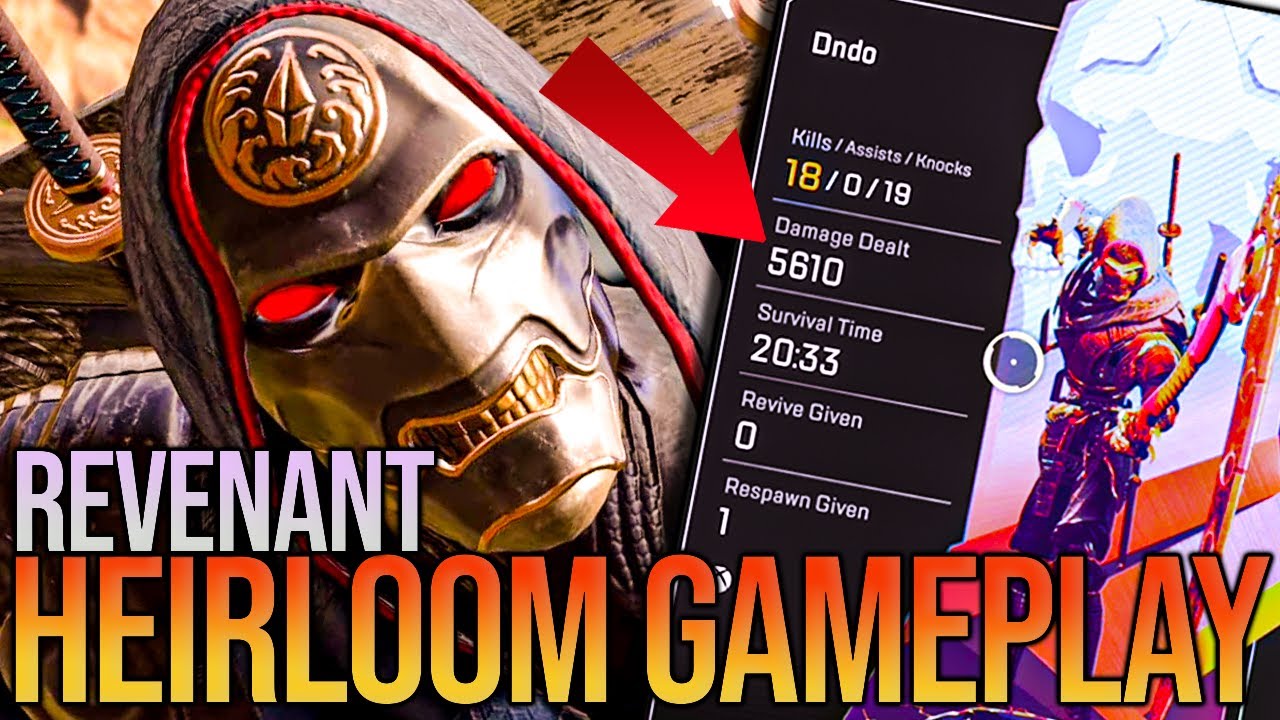 5600 Damage 18 Kills - Revenant Heirloom Gameplay