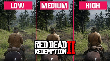 Red Dead Redemption 2 PC Graphics Comparison (Low vs Medium vs High)