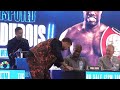 Oleksandr Usyk HILARIOUSLY shows Daniel Dubois 'low blow' photos