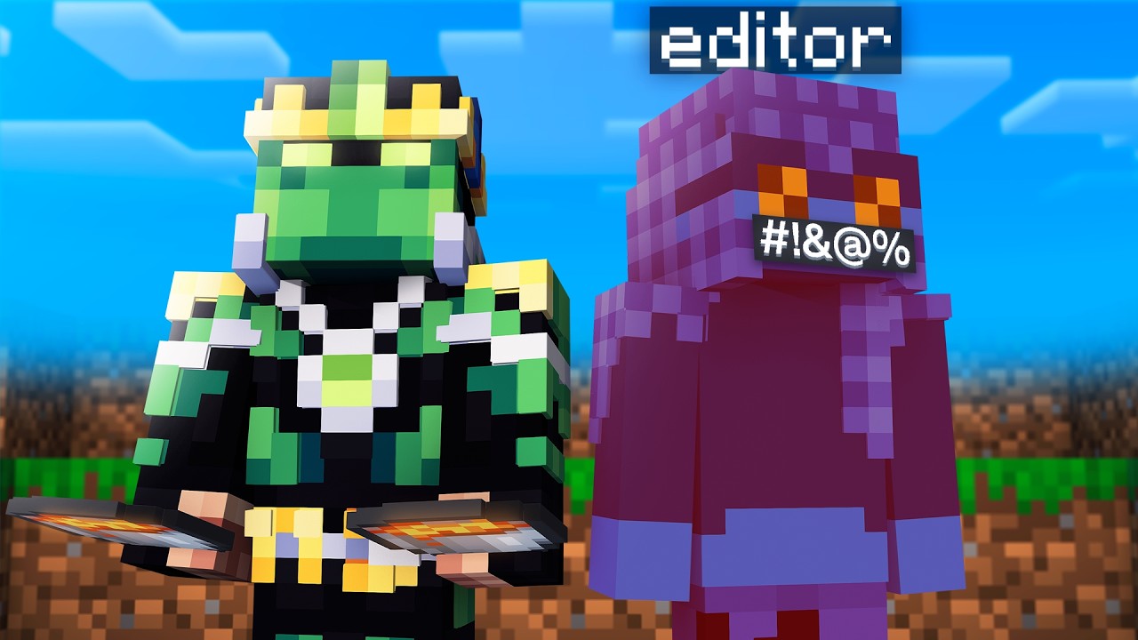 Trolling My Minecraft Editor Until He Rages
