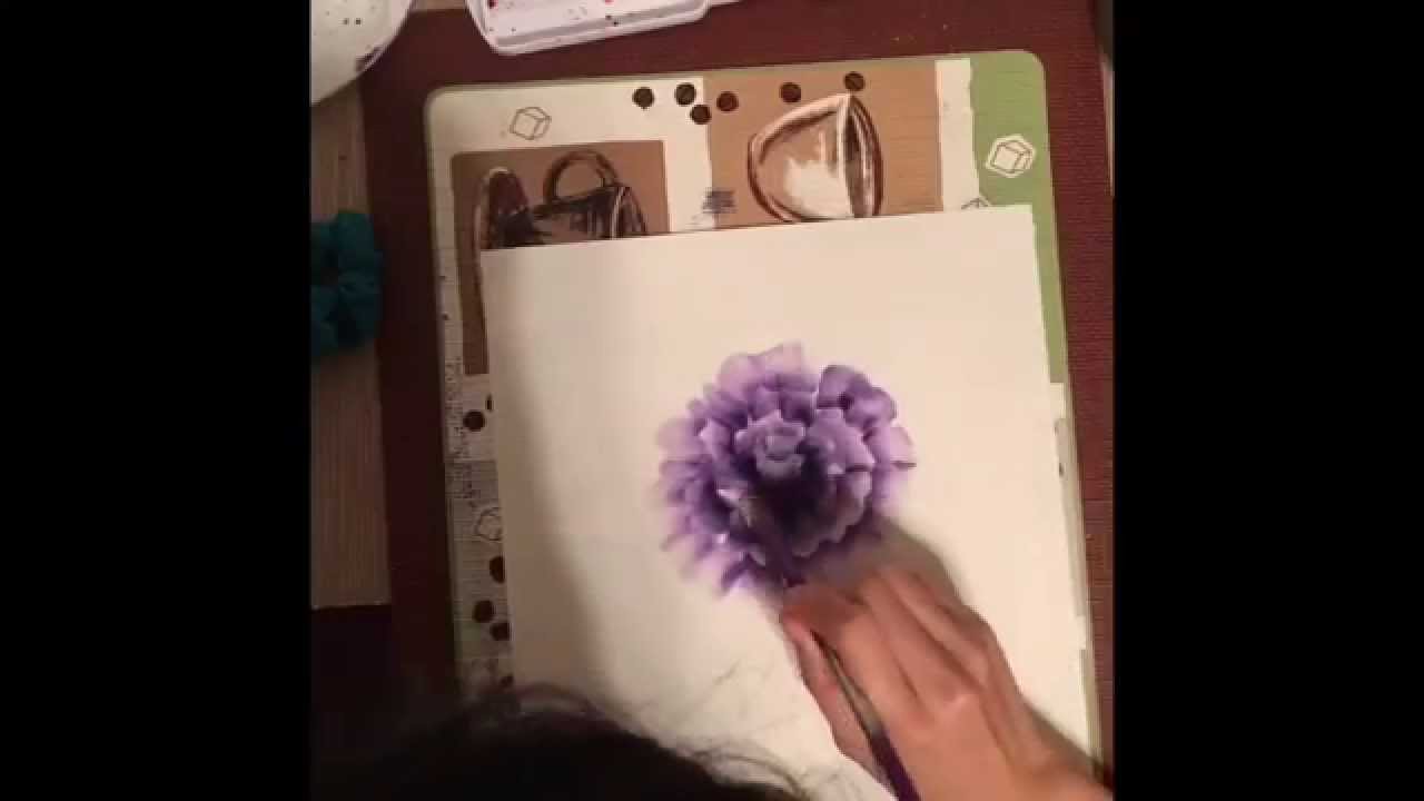 Freehand Watercolor Tutorial Lesson 5 One Stroke YouTube