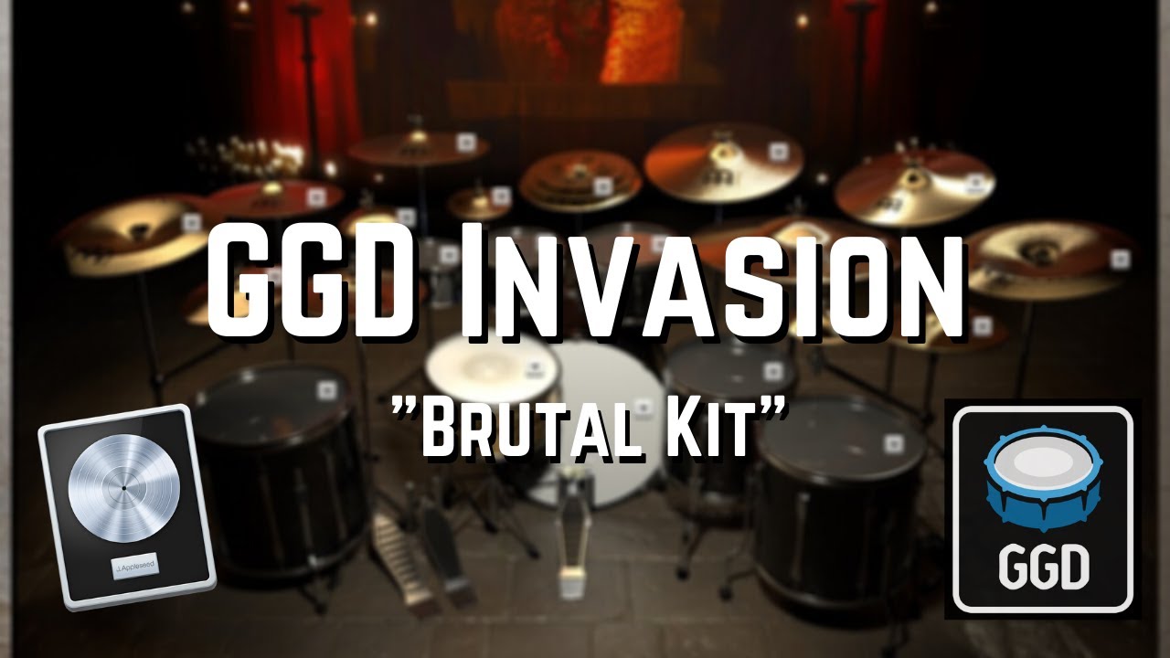 MixReady GGD Invasion "Brutal Kit" Logic Pro X YouTube