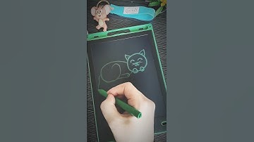 Drawing an easy cat on the smart board✍️#shorts #short #smartboard