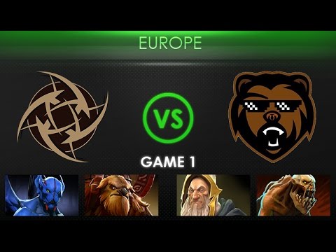 Ninjas in Pyjamas vs B)ears Game 1 - Kiev Major EU Qualifier: Playoffs - @TobiWanDOTA @Draskyl