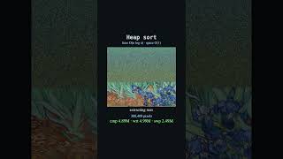 Van Gogh Sort: Irises 🌸 (Heap Sort)
