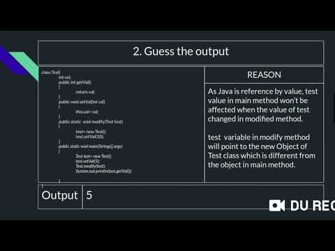 Interview programming questions in Java.