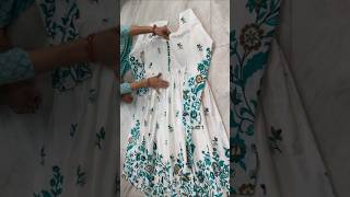 Anarkali Frock Cutting ✂️ Stitching/ Gown Design #shorts #kurti #yt #firdoshsaifi