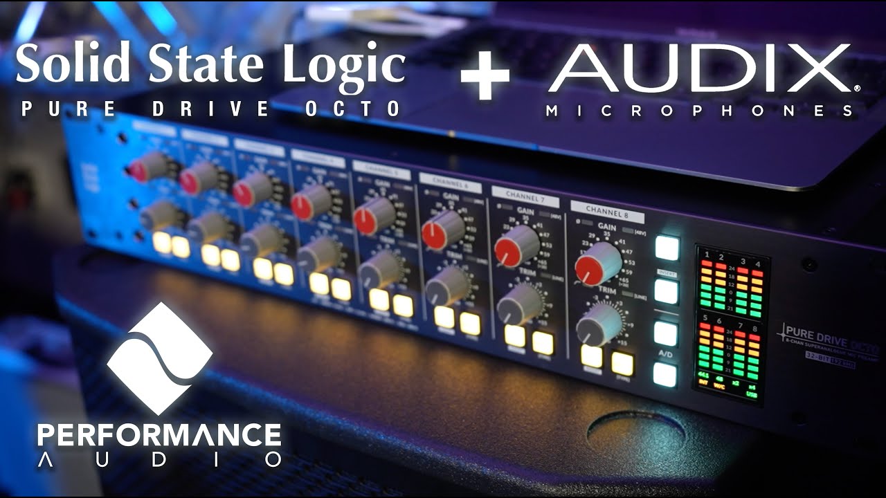 SSL Pure Drive Octo + Audix DP7