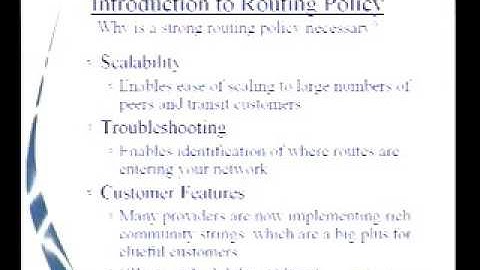 Tutorial: Routing Policy Implementation Guide