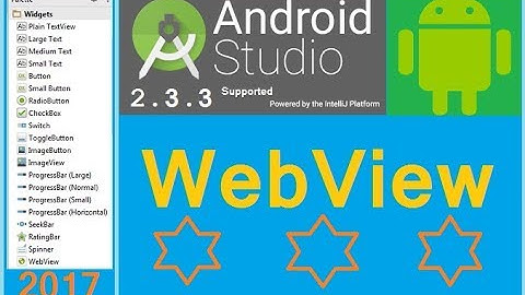 Android studio tutorial - Android webview example local html.