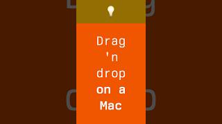 Drag 'n drop &amp; proxy icons on a Mac
