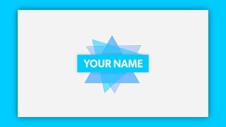 (No Text) 2D Elegant Intro - After Effects, Sony Vegas, Blender, Mobile | FREE Download
