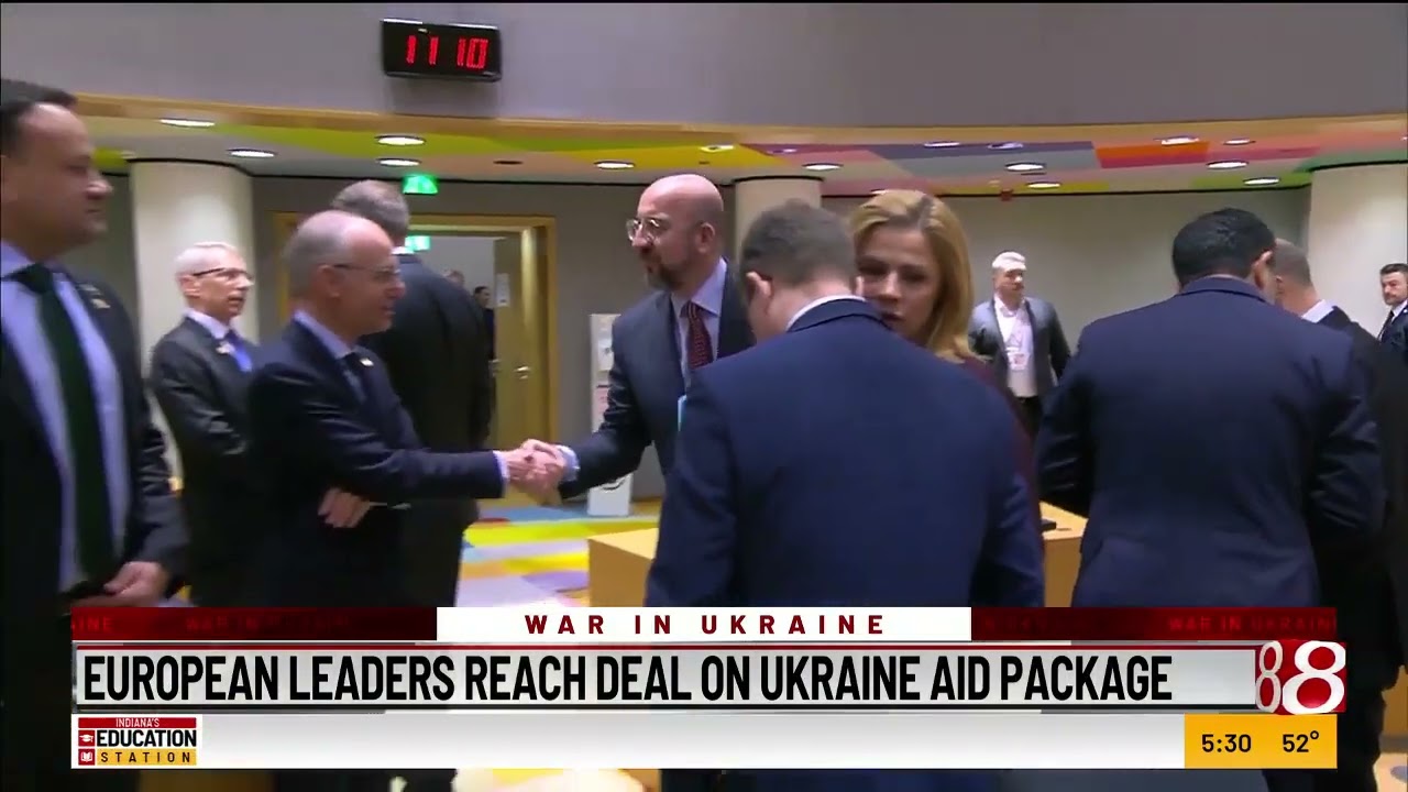 European leaders reach deal on Ukraine aid package