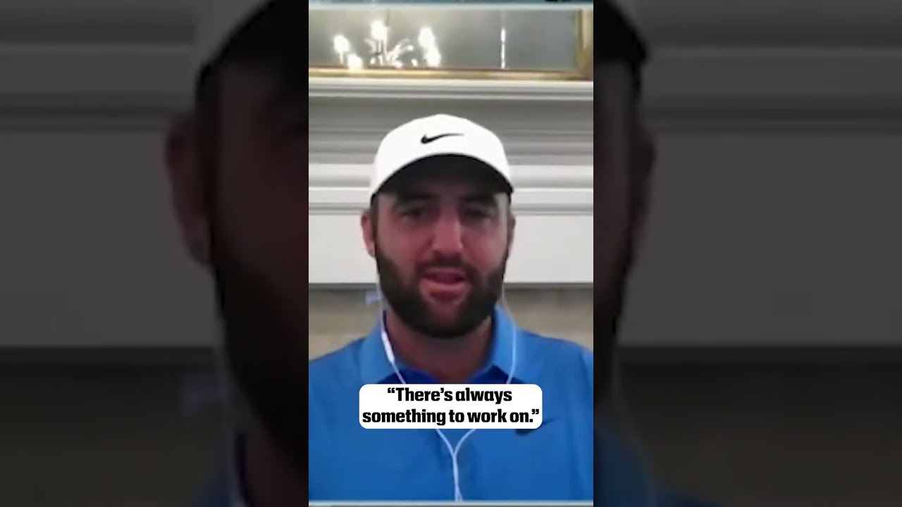 Scottie Scheffler is getting in the right mindset 👏