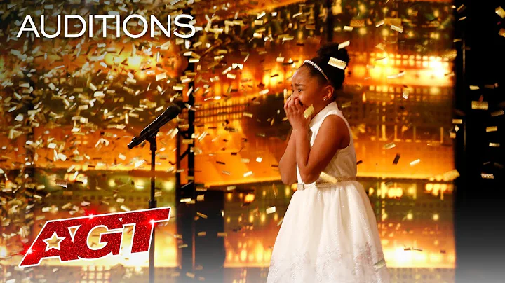 Golden Buzzer: 9-Year-Old Victory Brinker Makes AG...
