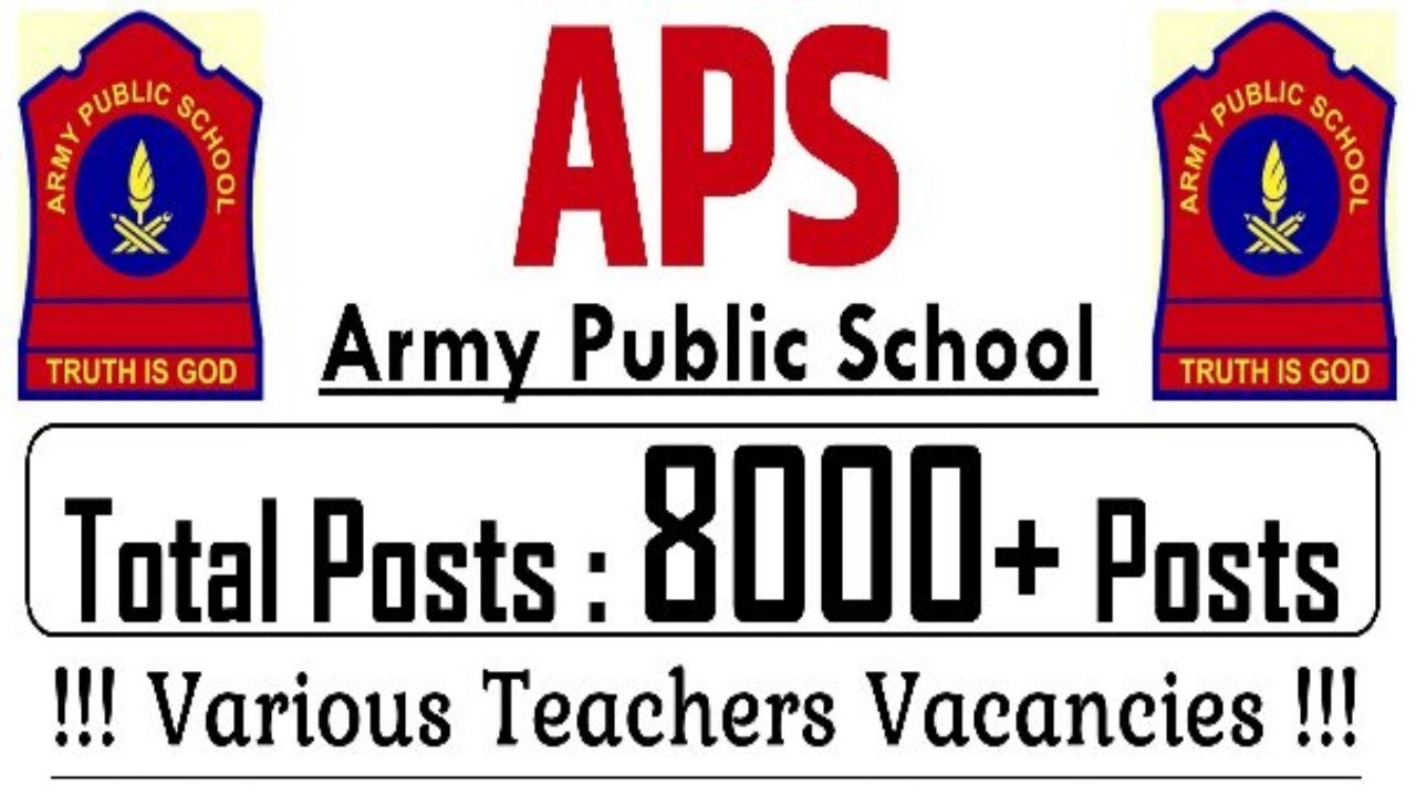 APS Recruitment 2018-  8000 Teachers Posts - Apply Today !