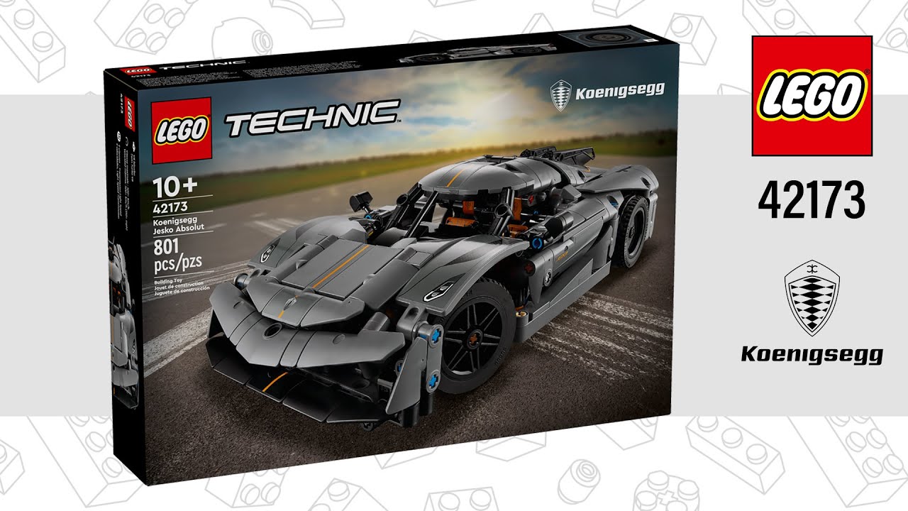 LEGO Technic Koenigsegg Jesko Absolut Grey Hypercar (42173)[801