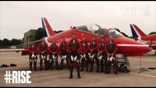 Red Arrows Message to the England Cricket Team #RISE