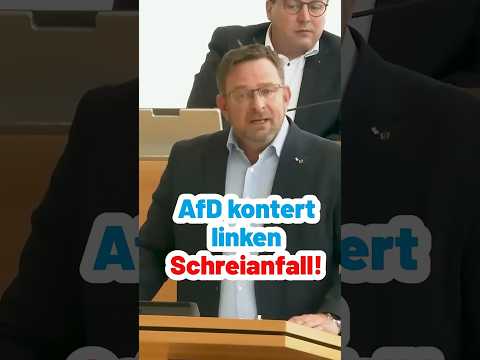 AfD kontert linken Schreianfall! Windkraft-Ausbau belastet unsere Dörfer! Thomas Thumm (AfD)