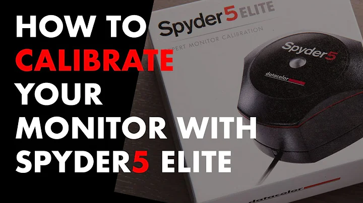 How to Calibrate Your Monitor with Spyder5 Elite [DIY]