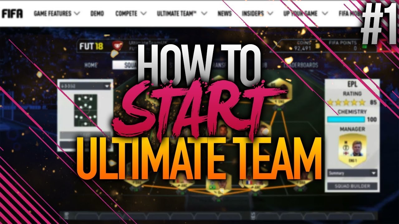 FIFA 18: HOW TO START ULTIMATE TEAM #1