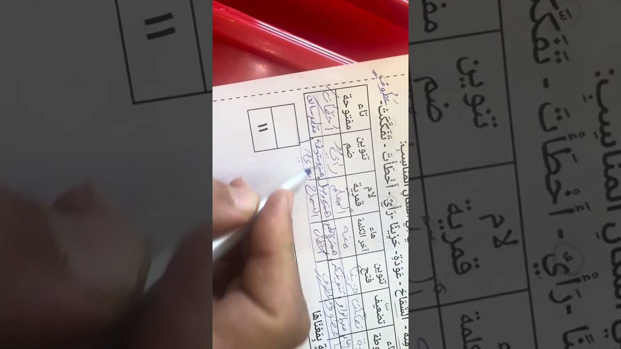 شرح وحل اختبار لغتي للصف الثاني الابتدائي الفصل الدراسي الأول 