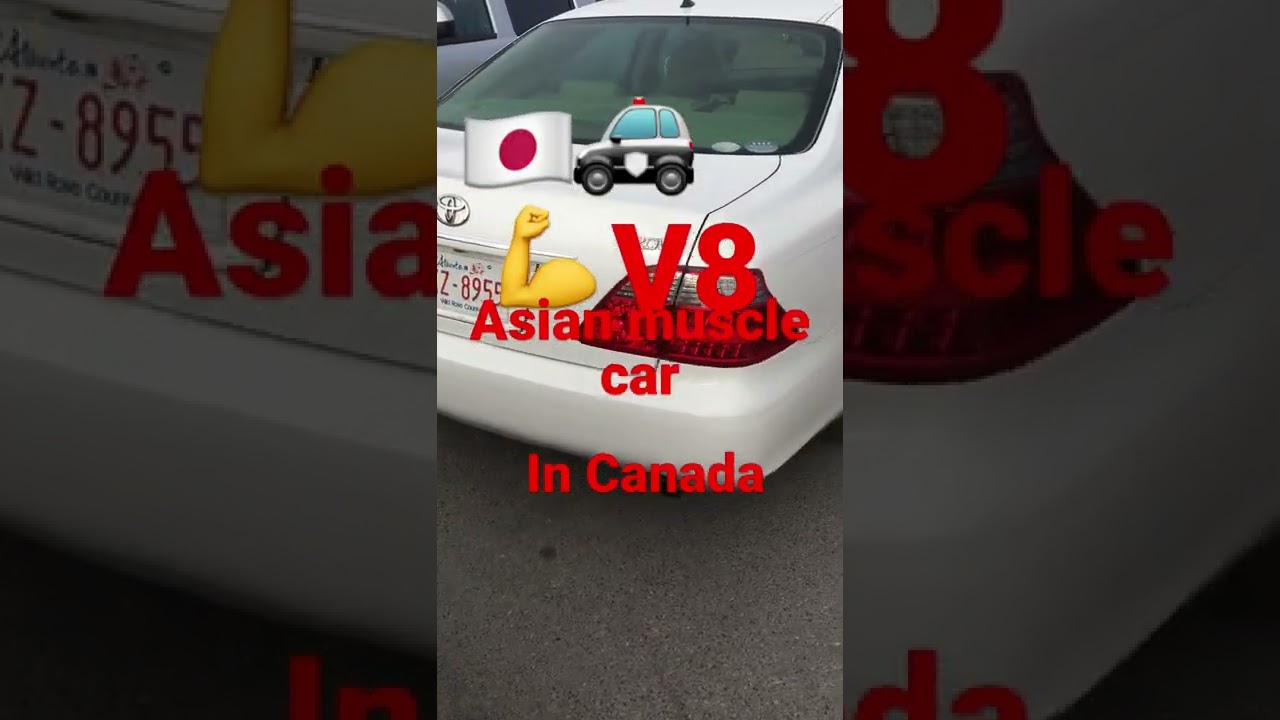 Police car from Japan executive v8 jdm rhd import Tokyo drift Canada 