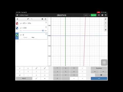 Using DESMOS to Solve Equations