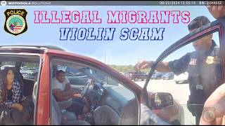 Ohio Police Confront Illegal Migrant Group of 'Gypsies' In Violin Scam At Aldi - w/ fake documents