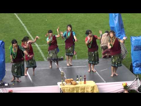 Nepalese girl dancing in uk