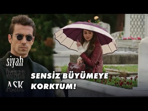 Aslı, Babasının Mezarını Ziyaret Etti! - Siyah Beyaz Aşk 10.Bölüm