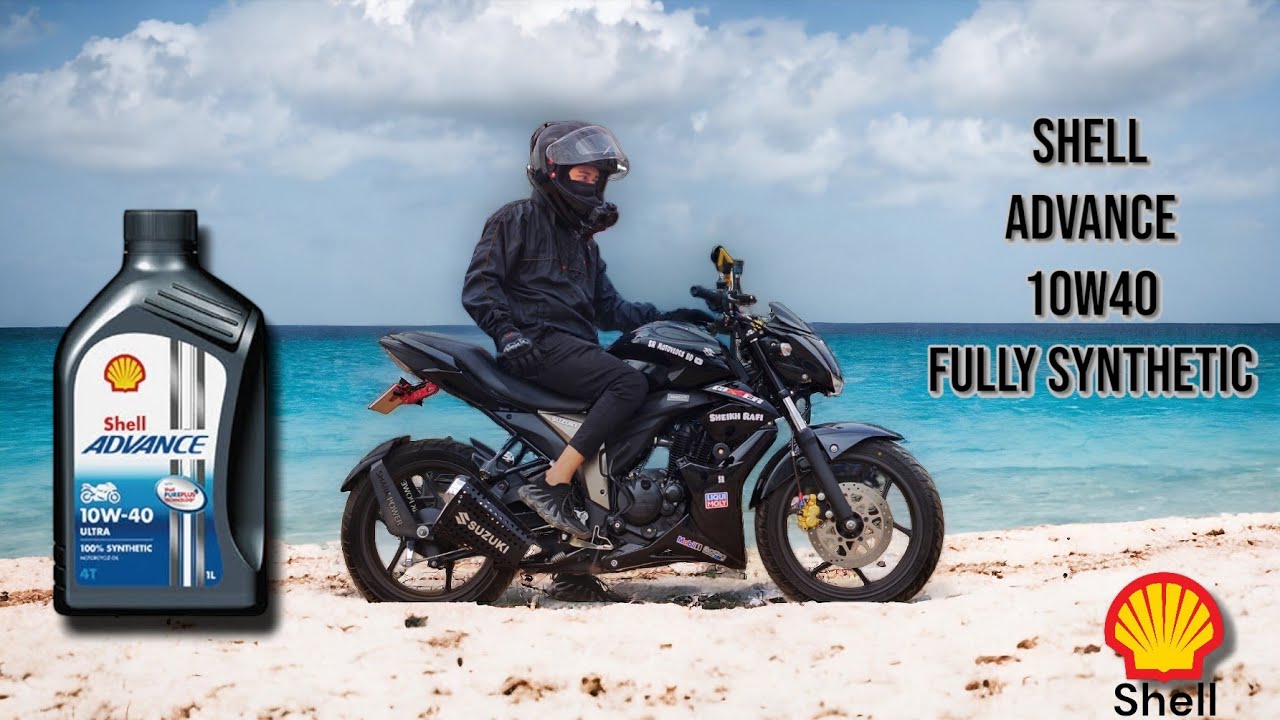 Shell advance 10W40 engine oil for gixxer Best engine oil for