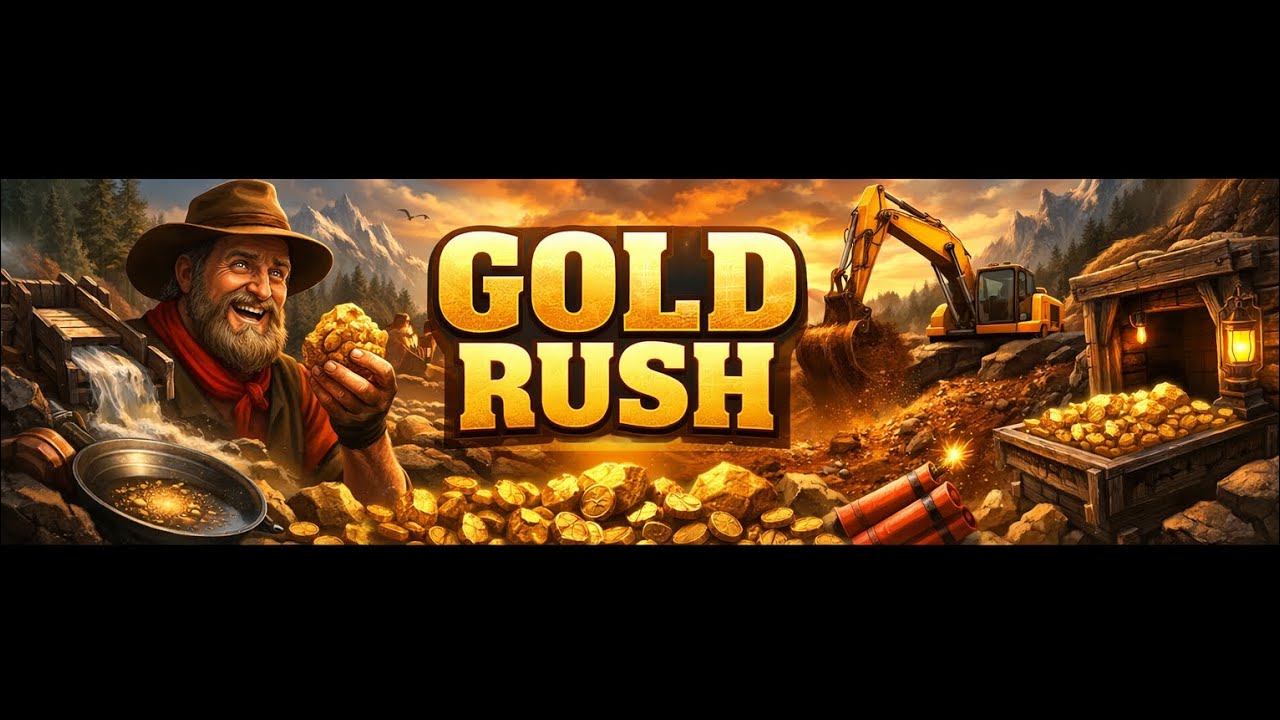 Gold rush mining game 