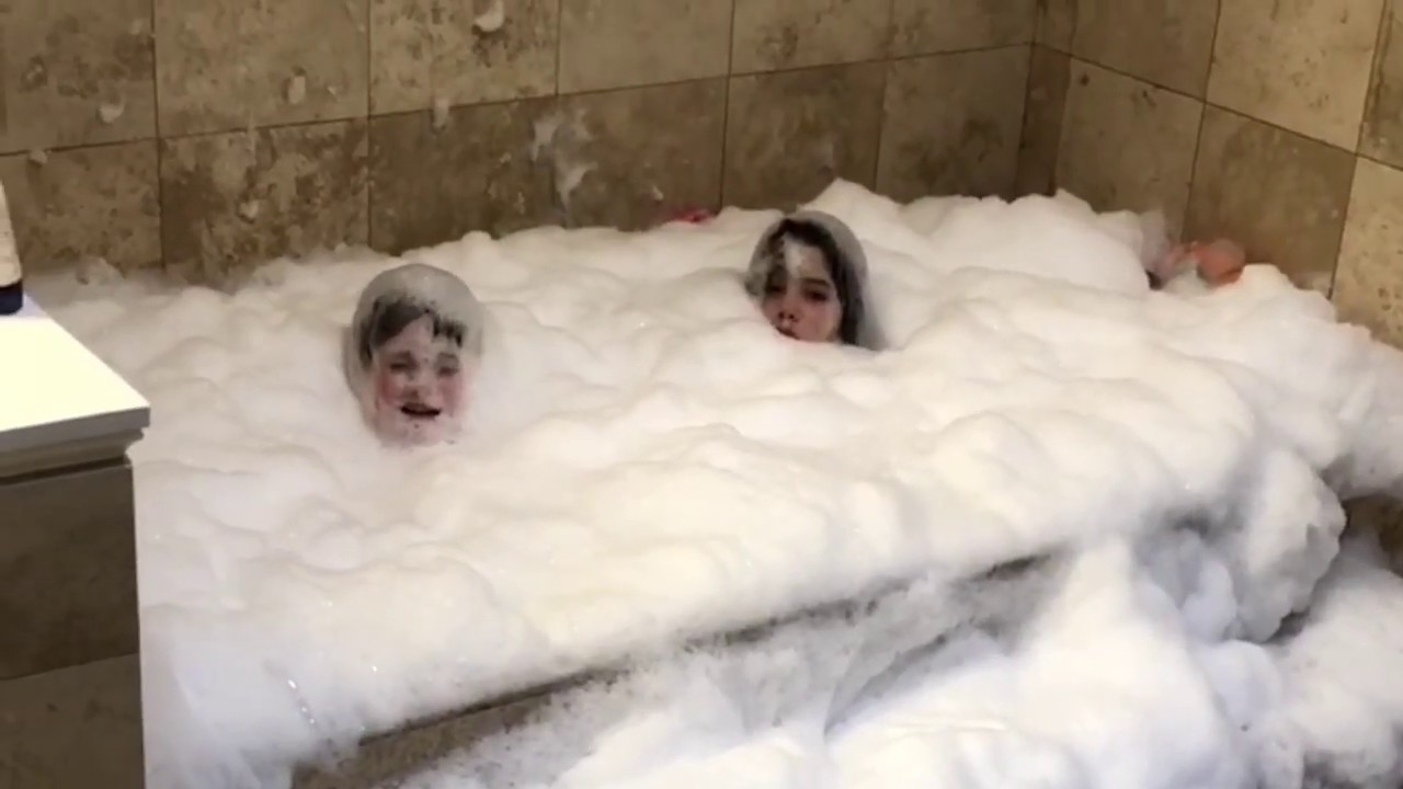 Out of control bubble bath YouTube