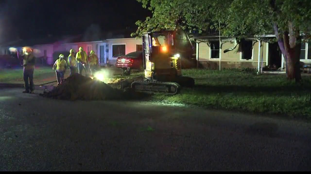 Fire and explosion at home in Cahokia, IL