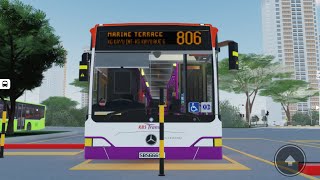 [Joydriving] [RBST] SBS6665T On Svc 806 | MB Citaro | Kampong Kayu Singapore.