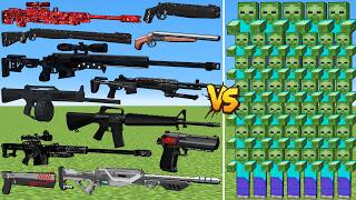 What TaCZ All Anomaly Gun Can Defeat The Most New Zombie Mobs in Minecraft? screenshot 4